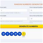 random lottery numbers generator